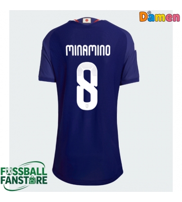Japan Takumi Minamino #8 Replik Heimtrikot Damen WM 2026 Kurzarm